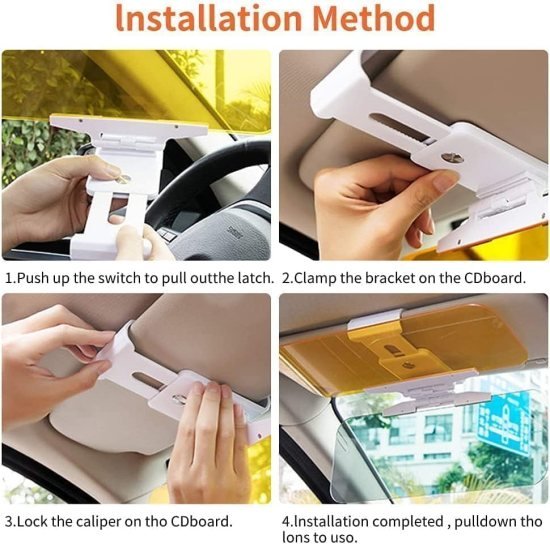 Hd Visor For Car Day And Night Vision Outdoor