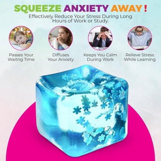Ice Cube Stress Ball Toys