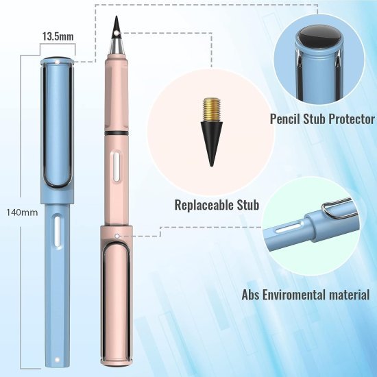 Inkless Pencil with Rubber Office & Stationery