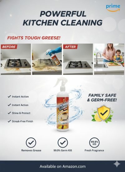 Kitchen Cleaner Spray 500ML Cleaning Accessories