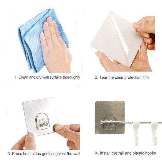 Kitchen Hook 6 Hooks 40 cm Kitchenware