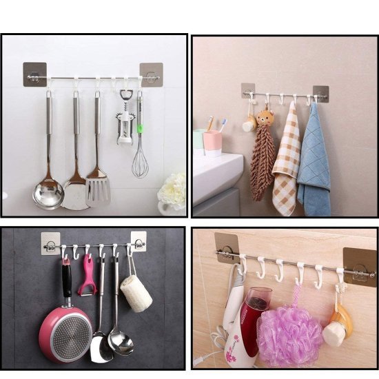 Kitchen Hook 6 Hooks 40 cm Kitchenware