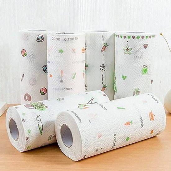 Kitchen Tissue Roll Reusable and Washable Home and Kitchen