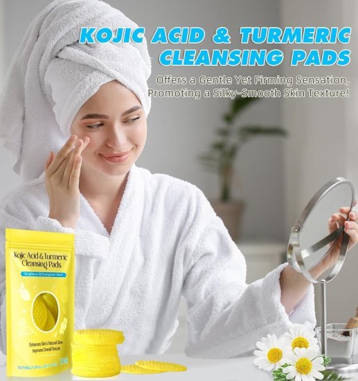 Kojic Acid and Turmeric Cleansing Pads Personal Care