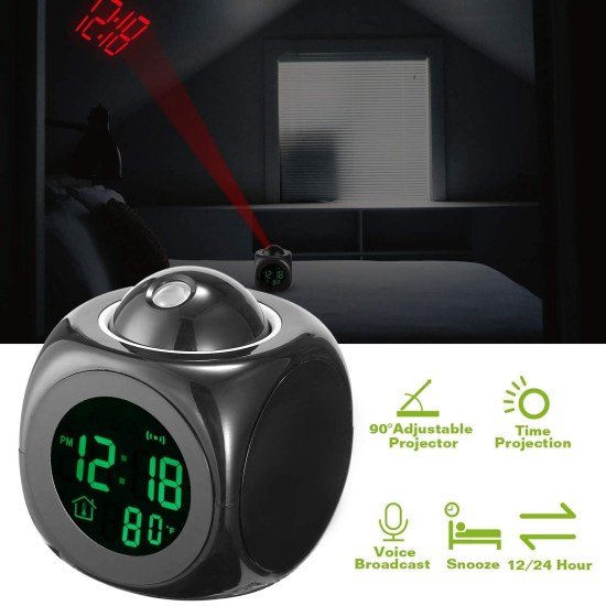 Lcd Projector Alarm Clock Home Improvement