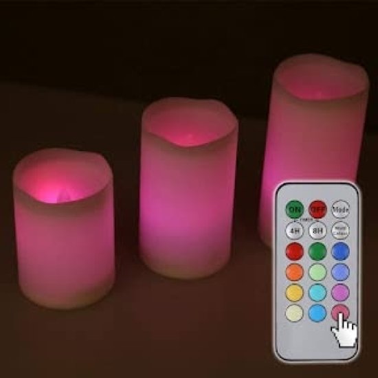 LED Luma Candle With Remote  Home Improvement