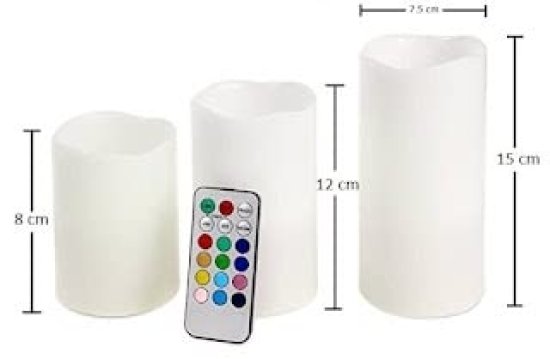 LED Luma Candle With Remote  Home Improvement