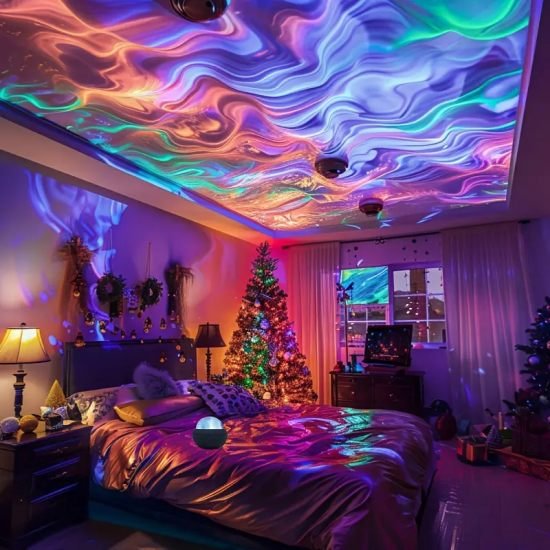 LED Starry Projection Light with Remote Home Improvement