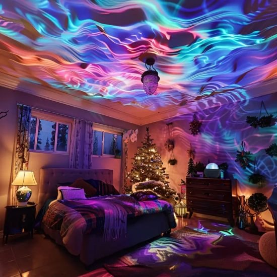 LED Starry Projection Light with Remote Home Improvement