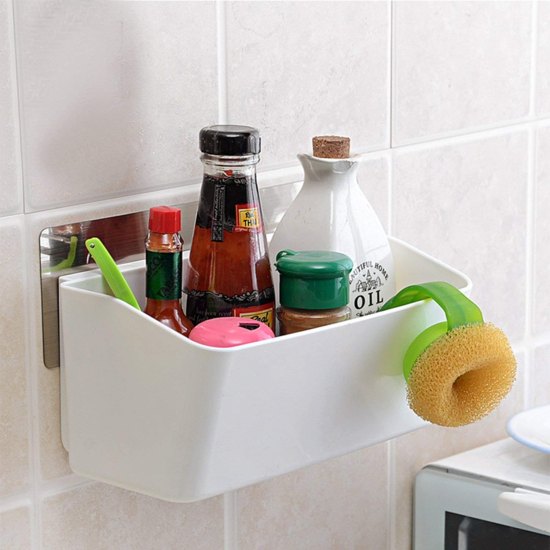 Large Bathroom  Storage Organizer Shelf Magic Sticker Series Bathroom Accessories