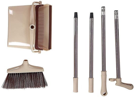 Dust Pan with Broom Cleaning Accessories