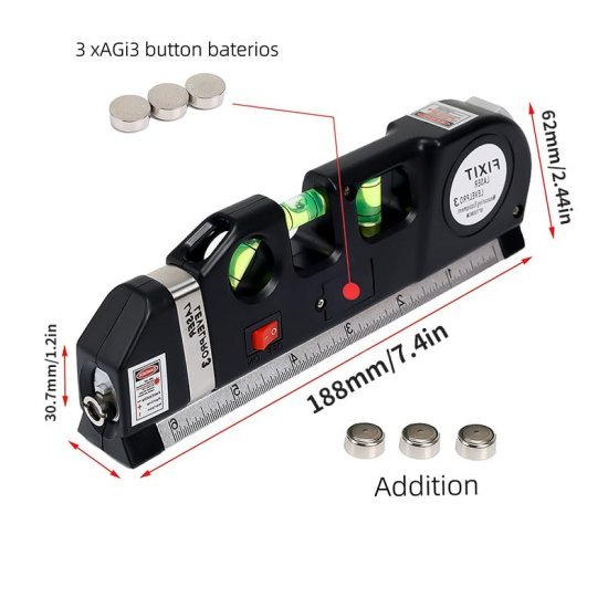 Laser Level Measuring Tape Outdoor