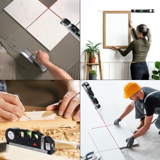 Laser Level Measuring Tape Outdoor