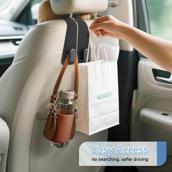 Leather Car Seat Headrest Hook 1pcs Outdoor