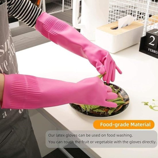 Long Hand Gloves Rubber Cleaning Accessories