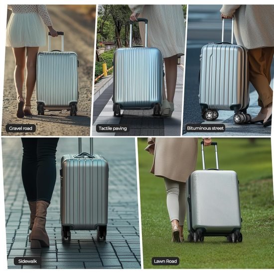 Luggage Wheel Silicone Protector Cover 8PCS Home Improvement