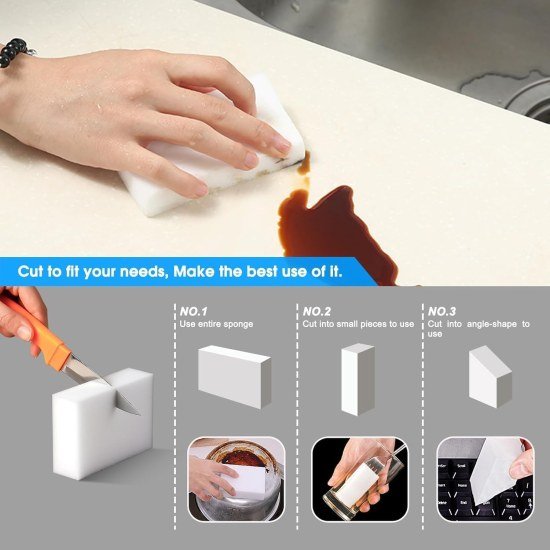 Melamine White Foam Magic Sponge Eraser Kitchenware