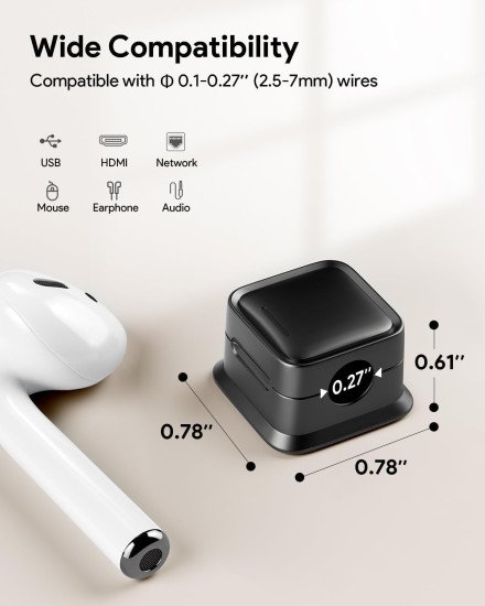 Magnetic Cable Clip Organizer Cord Holder Mobile Accessories