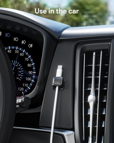 Magnetic Cable Clip Organizer Cord Holder Mobile Accessories