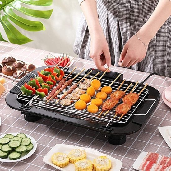 Metal Electric Barbeque Grill BBQ 