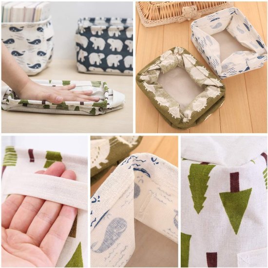 Mini Folding Storage Organizer cosmetic Bags