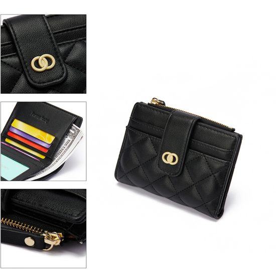 Mini Leather Wallet cosmetic Bags