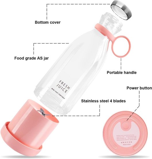 Mini Portable Bottle Shape Juicer Kitchenware
