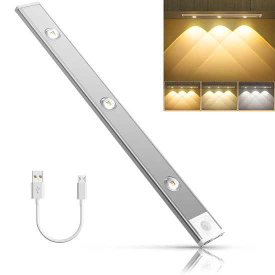 Motion Sensor Under The Cabinet Lights 3 Color Home Improvement