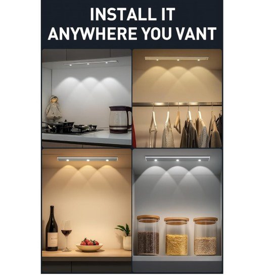 Motion Sensor Under The Cabinet Lights 3 Color Home Improvement