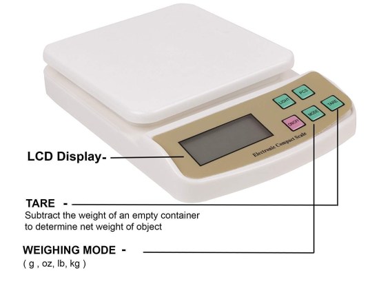 10 Kg Kitchen Weight Scale SF 400A Weight Scale