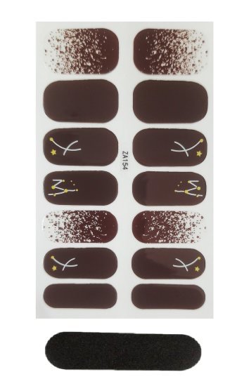 Nail Sticker Set with cleaner Beauty Products