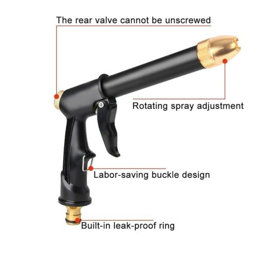 Pistol Black Water Spray Gun Outdoor