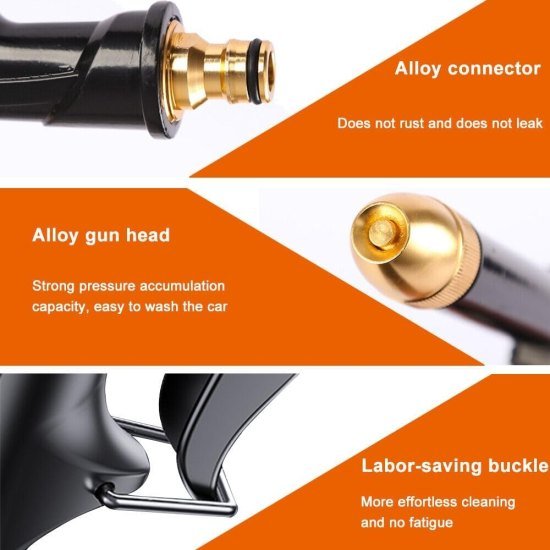 Pistol Black Water Spray Gun Outdoor