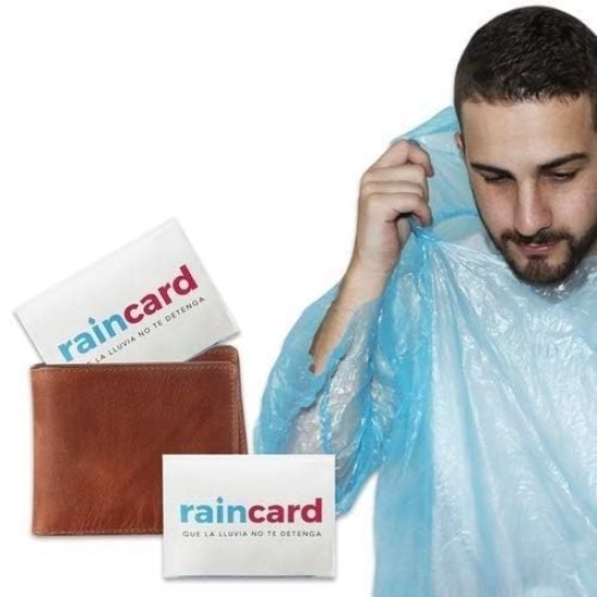 Pocket Size Waterproof Rain Card Outdoor