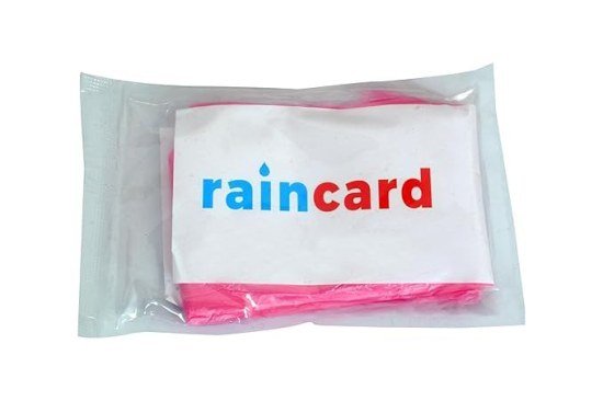 Pocket Size Waterproof Rain Card Outdoor