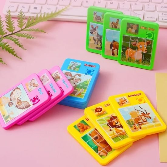 Portable 3D Slide Puzzle Game  Toys