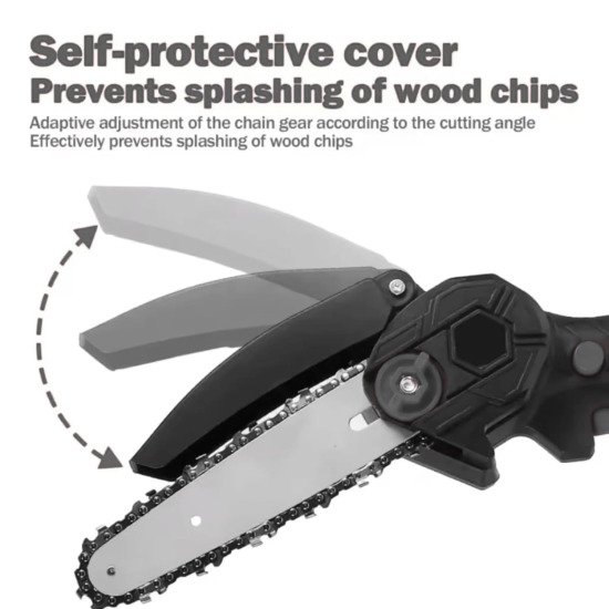 Portable Cordless Chainsaw 1 battery Outdoor