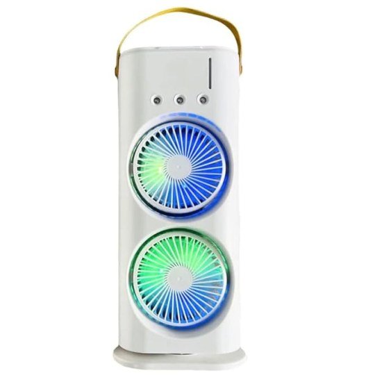 Portable Double Air Cooler Fan 