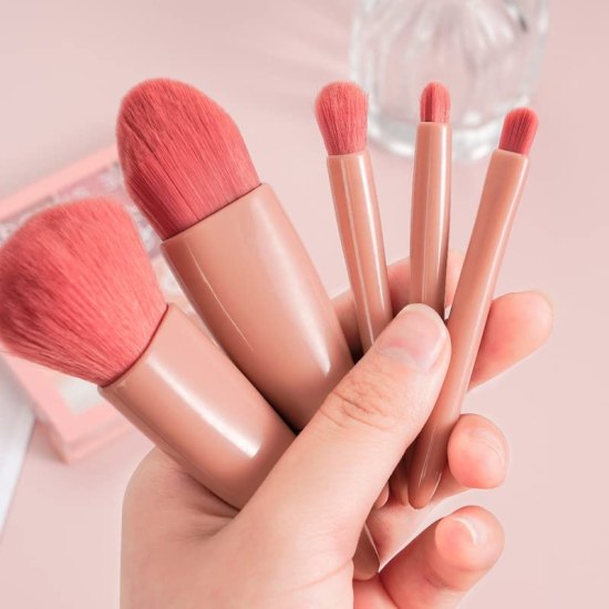 Makeup Brush Set With Mirror Case Beauty Products