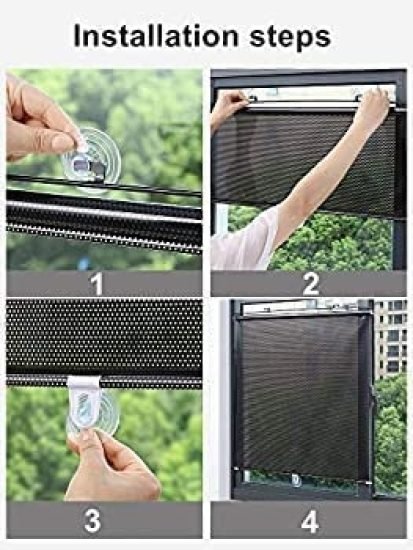 Portable Sun Shield Window Cover Curtain Home Improvement