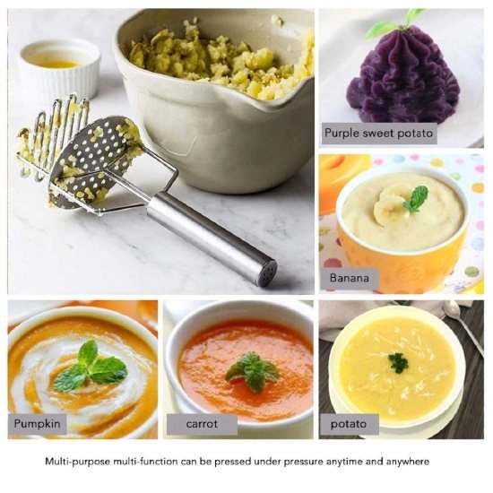 Stainless Steel Potato Masher Kitchenware