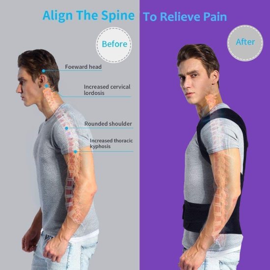  Heavy Back Support Posture Belt for Pain Relief  Personal Care