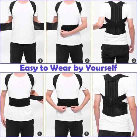  Heavy Back Support Posture Belt for Pain Relief  Personal Care