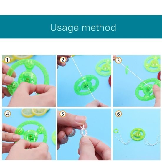 Pull Stirring Lighting Wheel Toy Toys