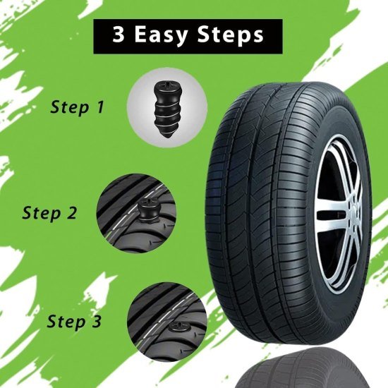 1 pcs Puncher Screw Vacuum Car Tyre Repair Nail Outdoor