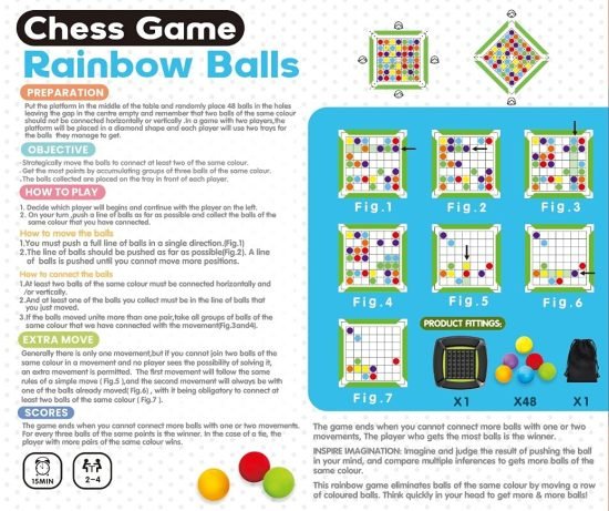 Rainbow Ball Game for Kids Toys