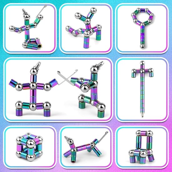 Rainbow Fidget Magnetic Pen  Toys