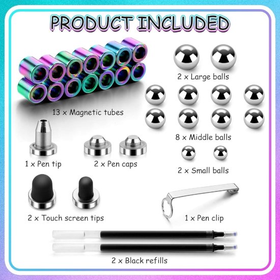 Rainbow Fidget Magnetic Pen  Toys