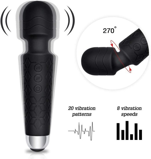 Personal Body Massager Waterproof  Usb Rechargeable Massager