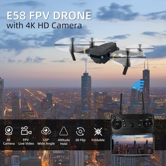 Remote Control Drone with Camera Toys